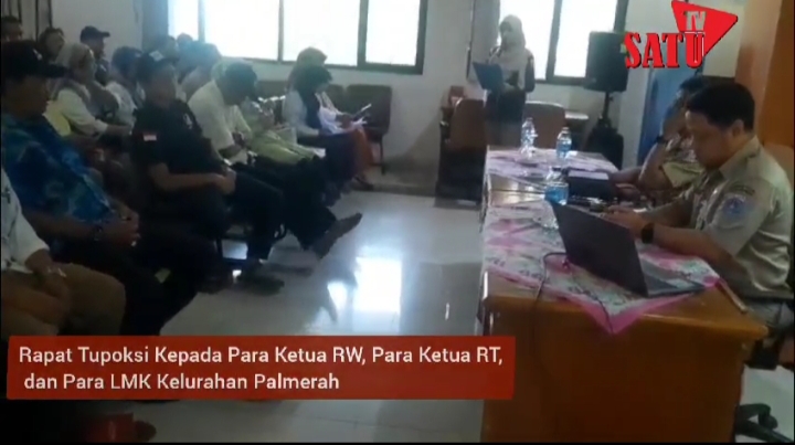 Kelurahan Palmerah Gelar Rapat Koordinasi RT, RW  dan LMK